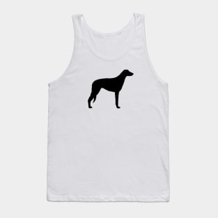 Scottish Deerhound Silhouette Tank Top